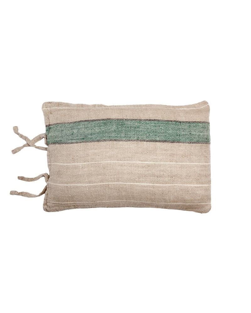 Housse de coussin en lin naturel 40 x 60 cm