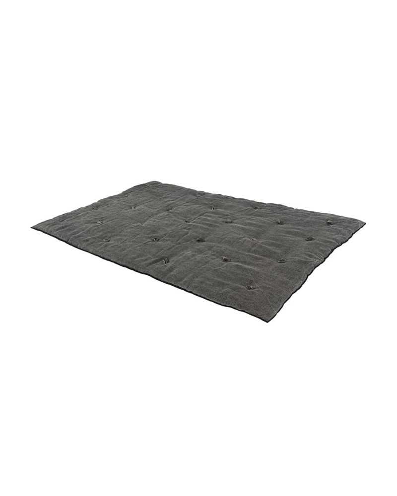 Surmatelas méridienne en lin naturel 160 x 97 cm