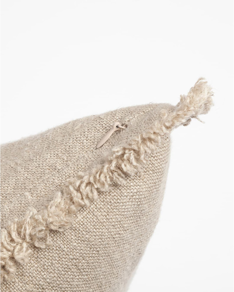 Linen cushion incl. filling 80 x 35 cm