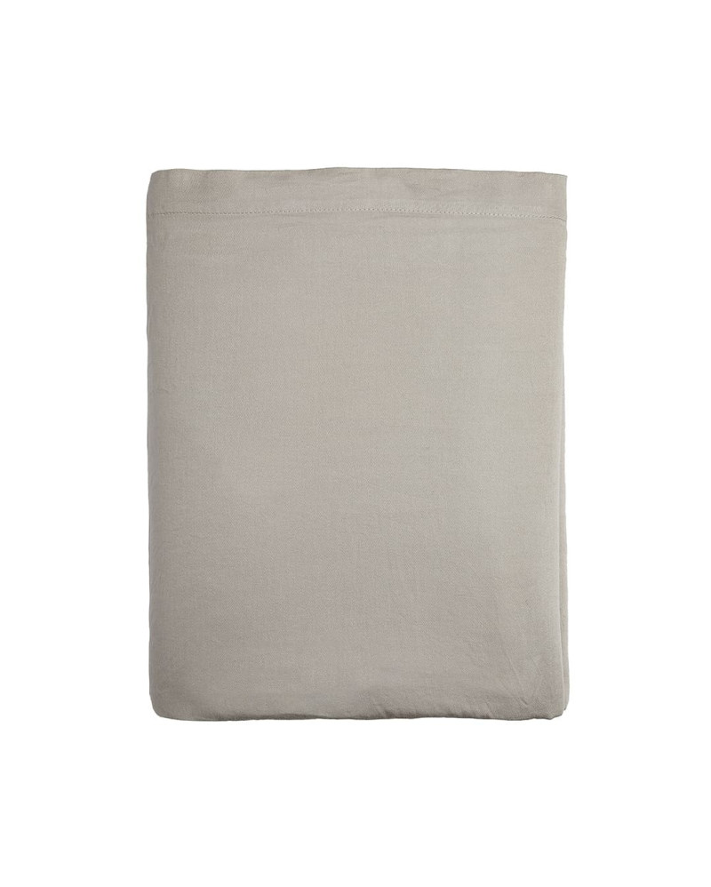 Washed cotton fitted bed sheet for 180 cm mattresses