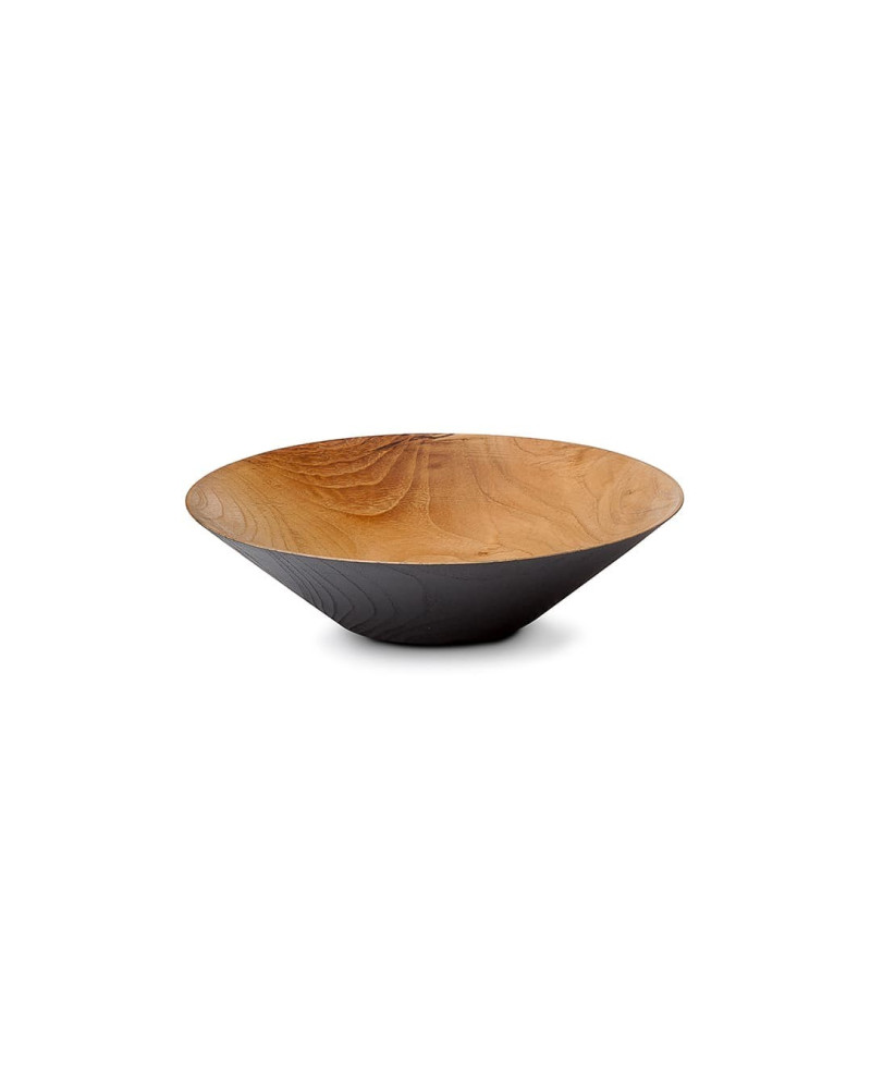 Bowl in natural recycled teak wood Ø20 cm