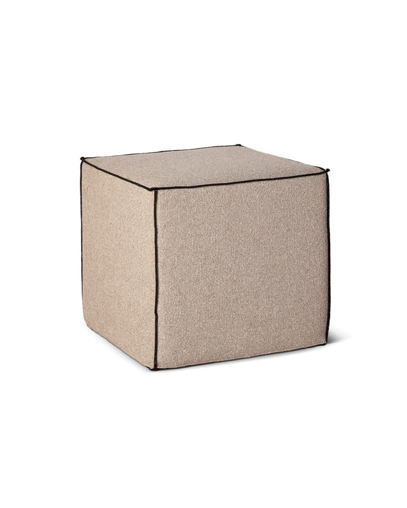 Pouf de exterior en Rolefin 100% reciclado 50 x 50cm