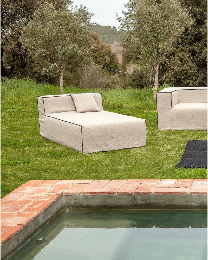 Outdoor cushion cover HENSEL Nat 60