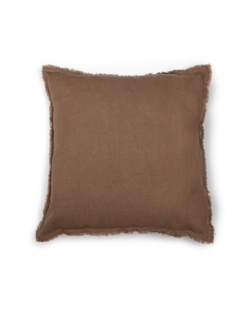 Housse de coussin en lin 50 x 50 cm