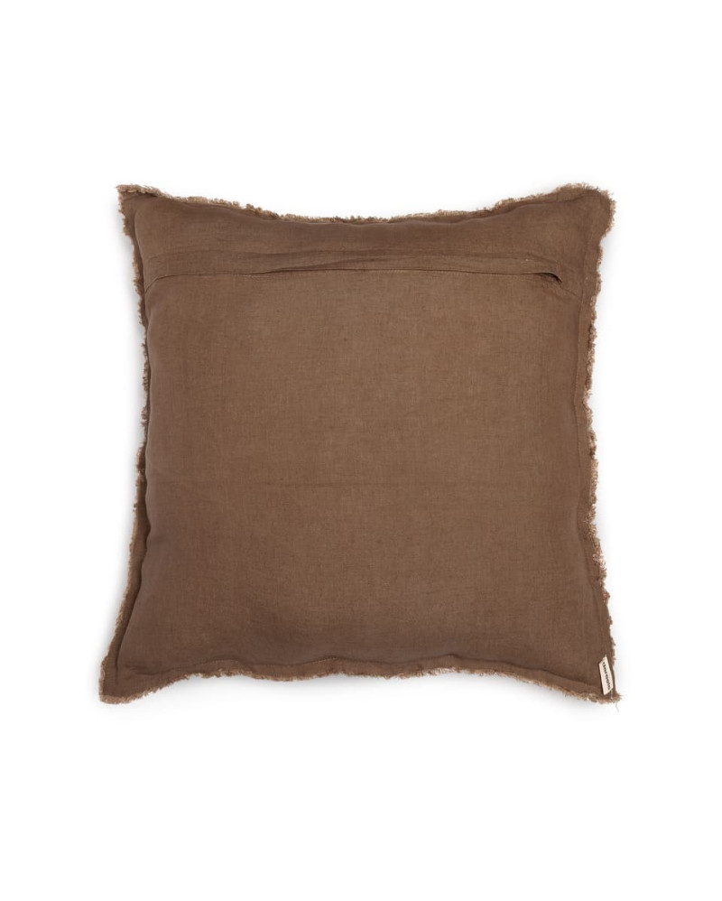 Housse de coussin en lin 50 x 50 cm