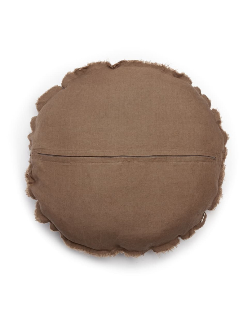 Cushion DHAKA Taupe d50 (filling incl.)