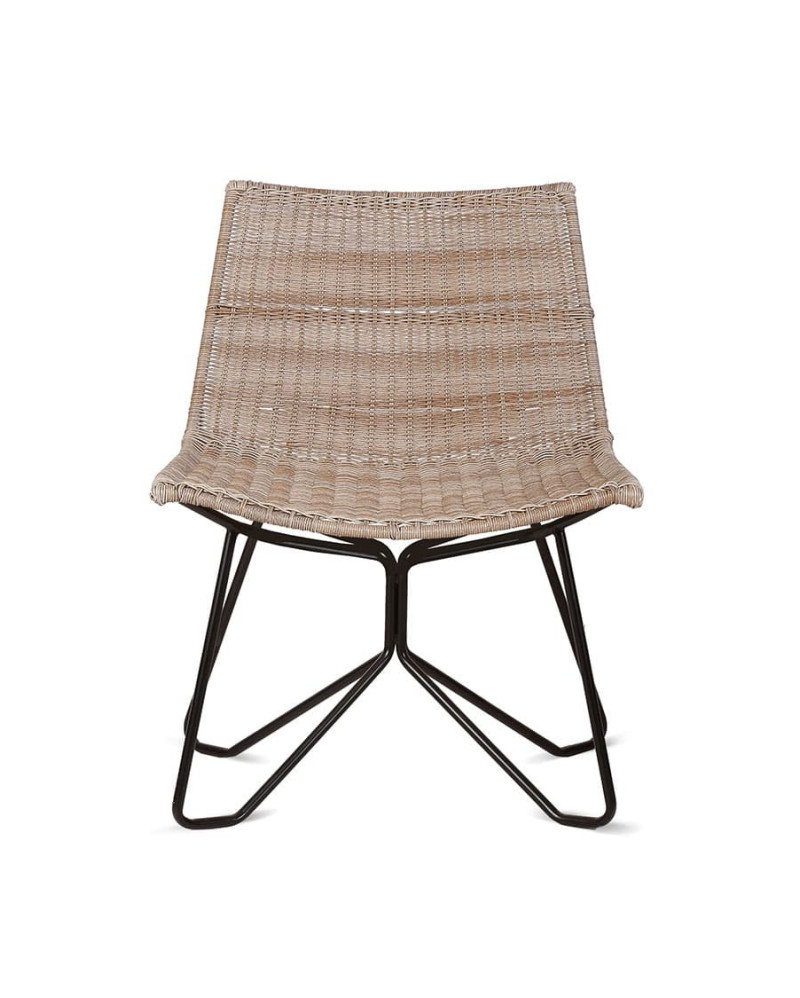 CAMP Outdoor chair made of synthetic rope and iron