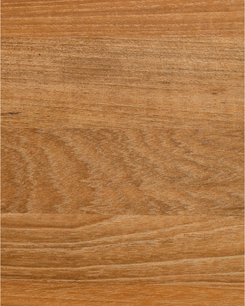 Mesa auxiliar ONETWO de madera de teca reciclada y hierro 46 x 31 x 50 cm