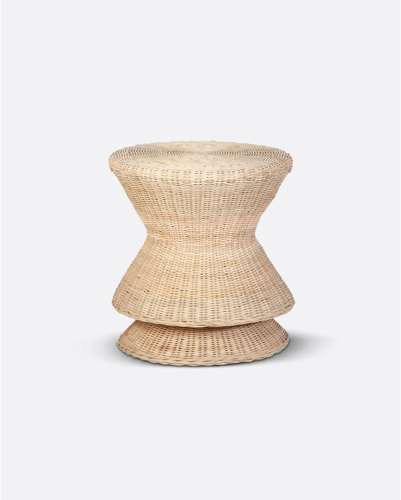 DIAVOLO side table in rattan Ø 45 cm x 48 cm high