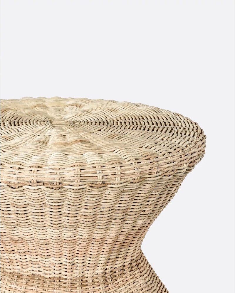 DIAVOLO side table in rattan Ø 45 cm x 48 cm high