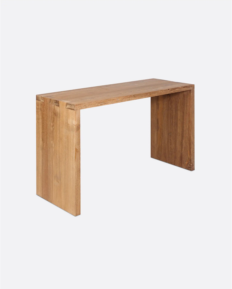 Consola GENESIS de madera de teca reciclada 120 x 40 x 75 cm