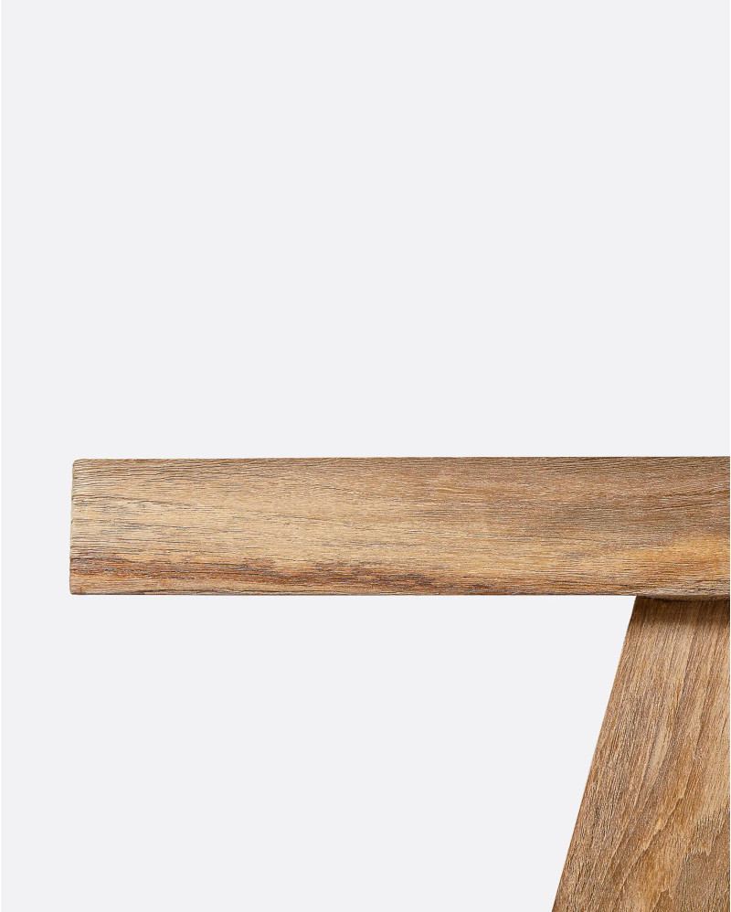 LOGRAM console in recycled teak wood 130 x 47 x 75 cm