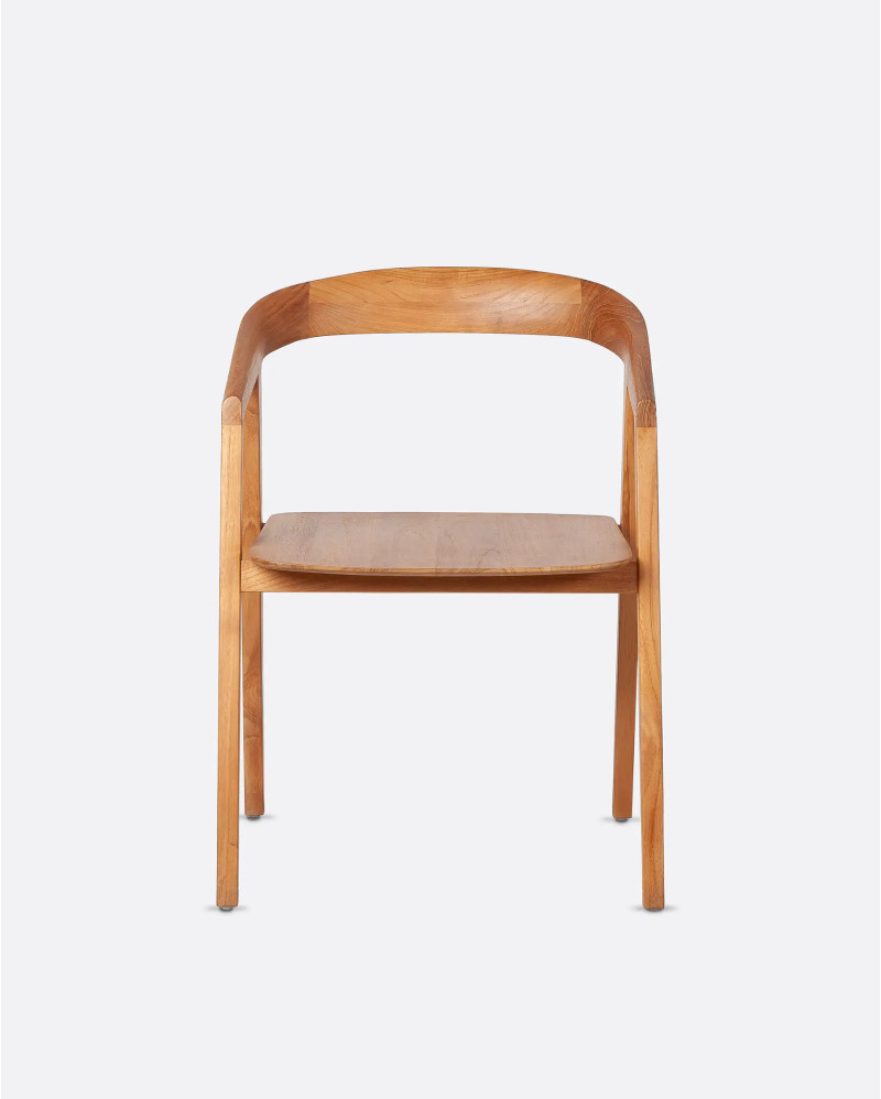 ARC chair in teak wood 56 x 57 x 76 cm in natural colour