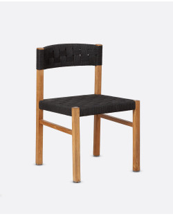 CORA chair in teak wood and...