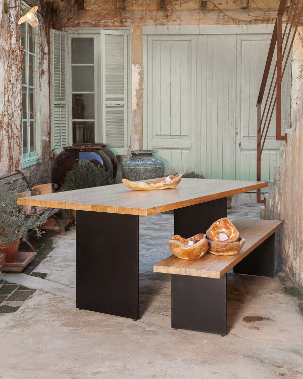 IREKA bench in recycled...