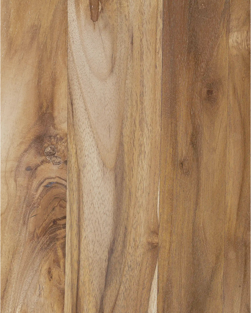 Taburete KING de madera de teca reciclada 44 x 38 x 45 cm en color natural