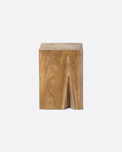 SOLID stool in teak wood 30...