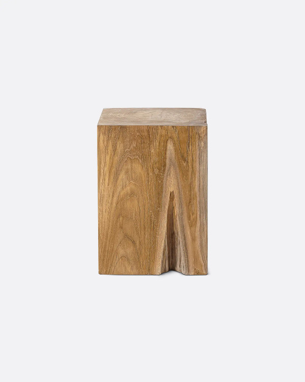 SOLID stool in teak wood 30...