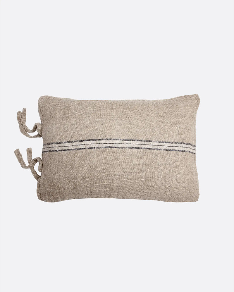 Housse de coussin BIKANER en lin 60 x 40 cm