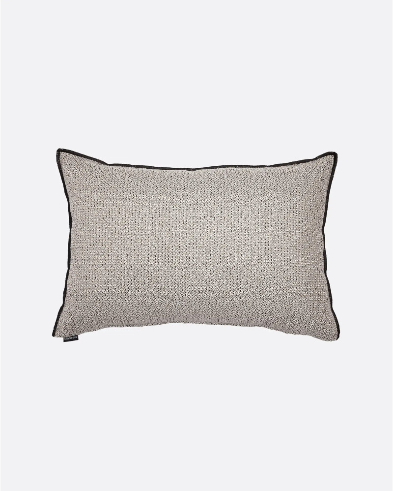 Housse de coussin d'extérieur CACCINI 60 x 40 cm en blanc gris