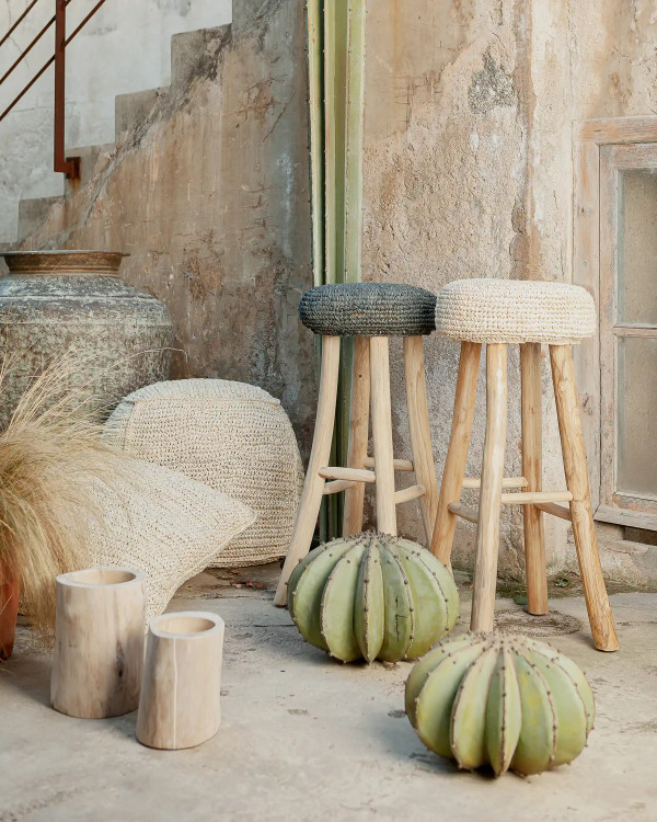 Tabouret haut ALGA en bois...