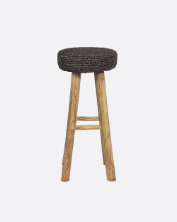 ALGA high stool in teak...