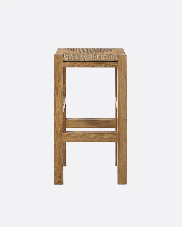 KUMAI high stool in teak...