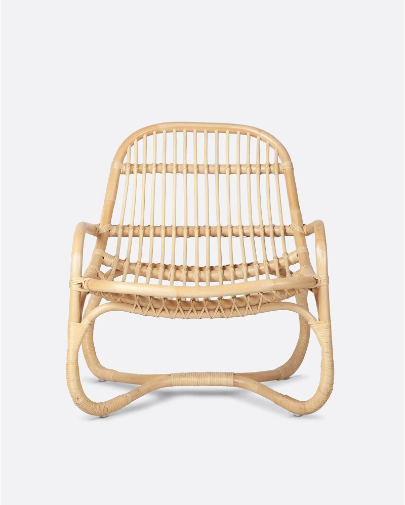 VIKARA lounge chair in rattan 76 x 68 x 75 cm in natural colour