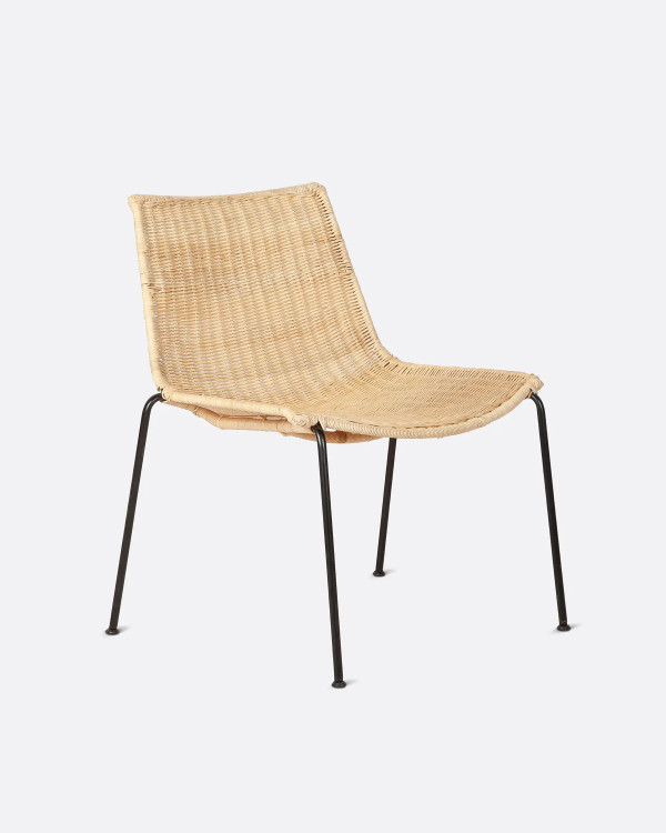 CAMP lounge chair in rattan...