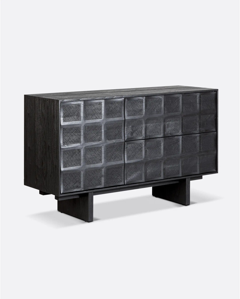 RIJAL sideboard in teak wood 130 x 45 x 79 cm