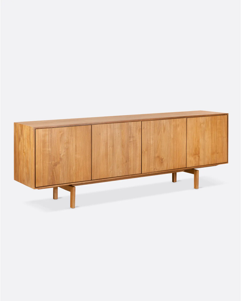 BALARI sideboard in recycled teak wood 208 x 45 x 73 cm