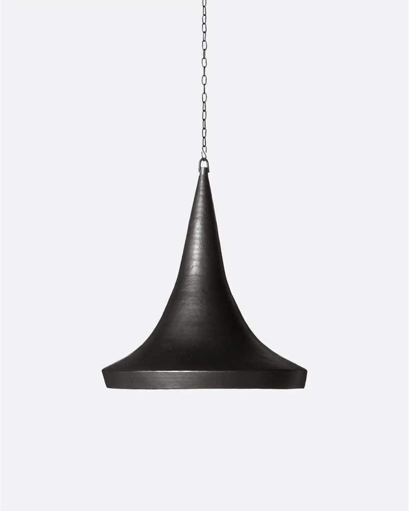 CONE ceiling lamp in copper Ø 30 cm x 37 cm height in black colour