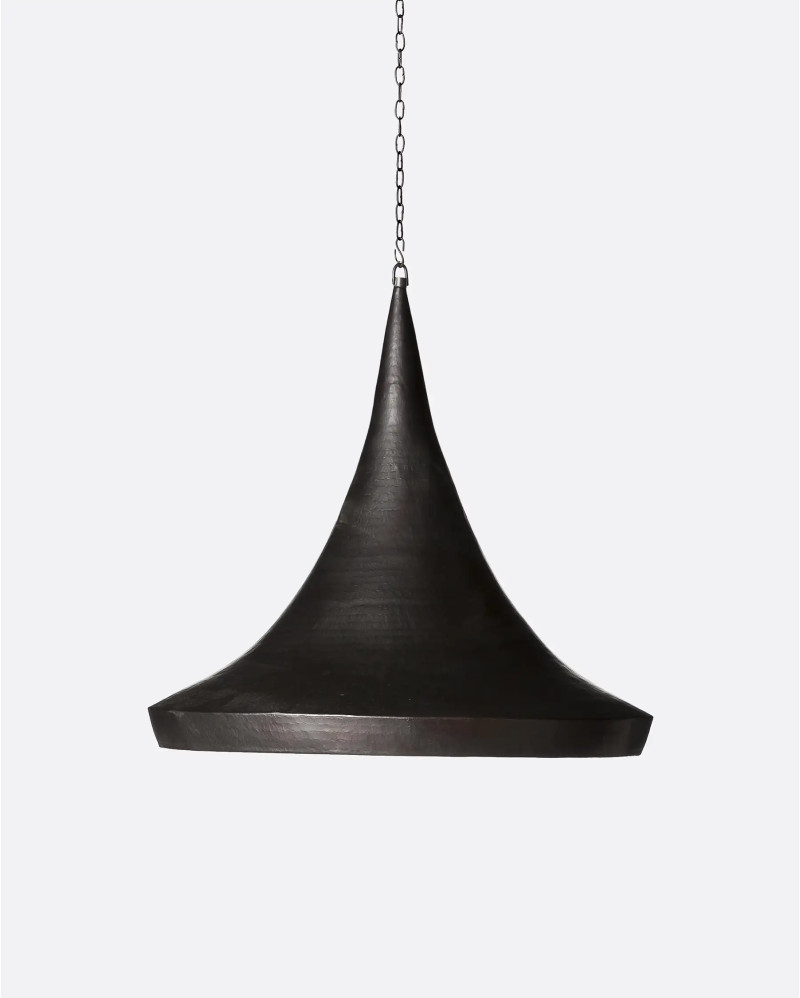 CONE ceiling lamp in copper Ø 50 cm x 55 cm high in black colour