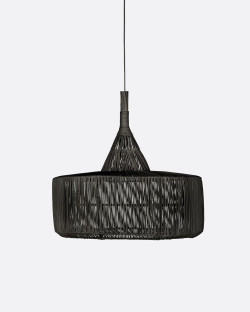 TET ceiling lamp in rattan...