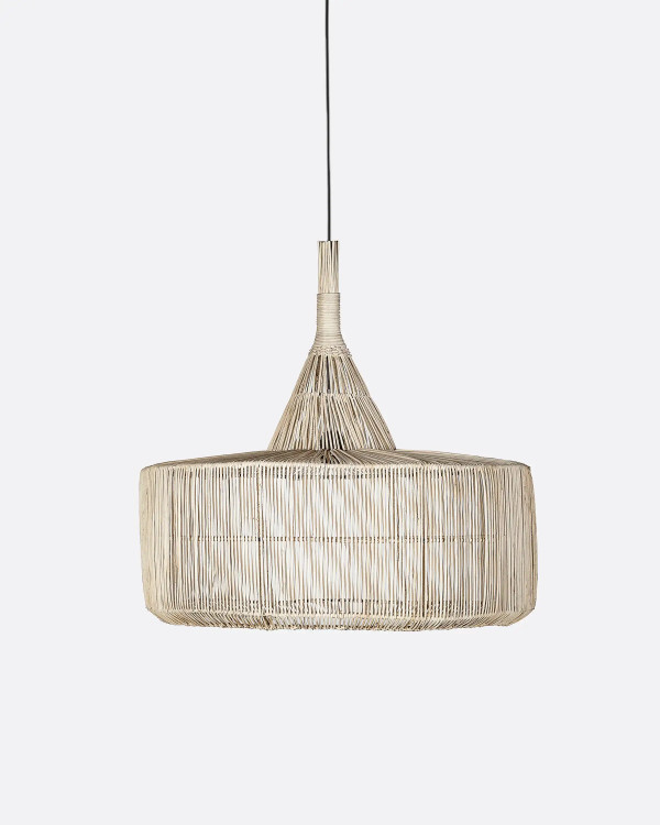 TET ceiling lamp in rattan...