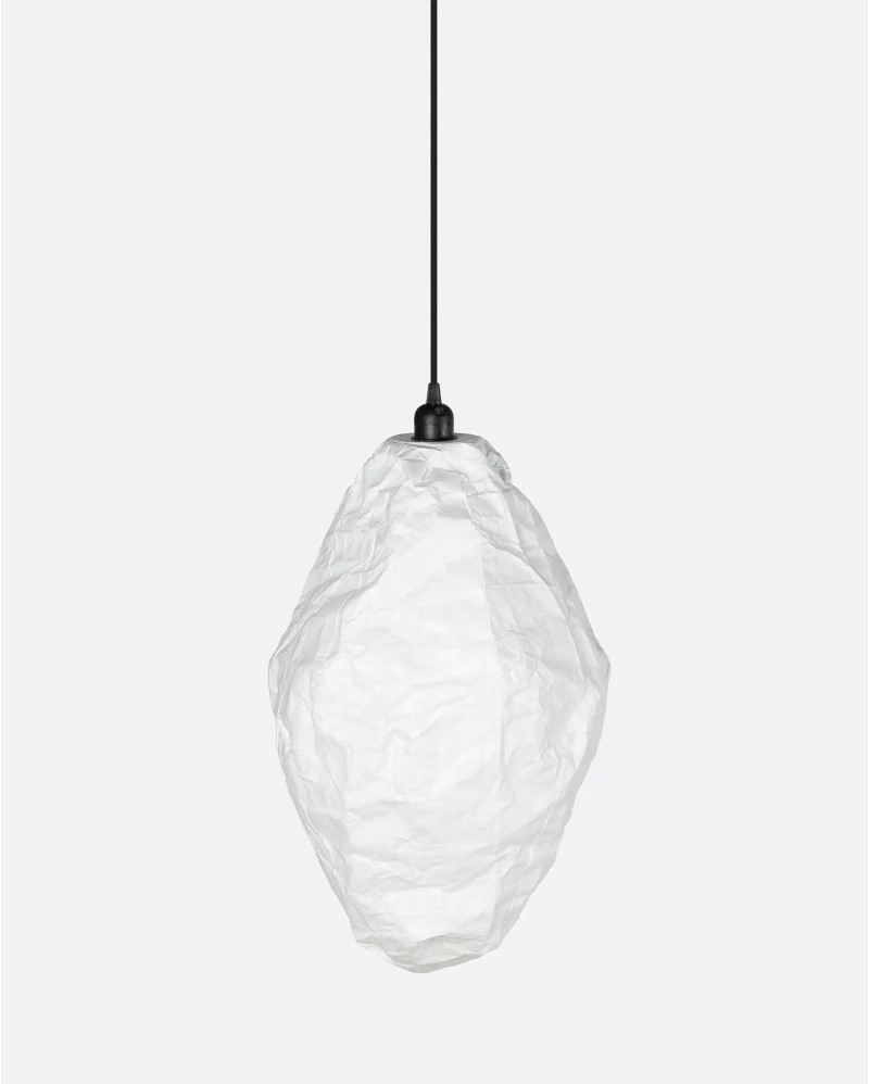 KERTAS Diamond ceiling lamp in paper Ø 36 cm x 48 cm high