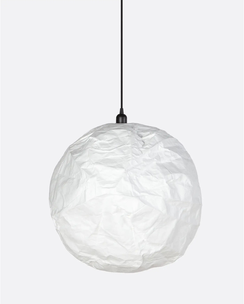 KERTAS Round ceiling lamp in paper Ø 42 cm x 52 cm height