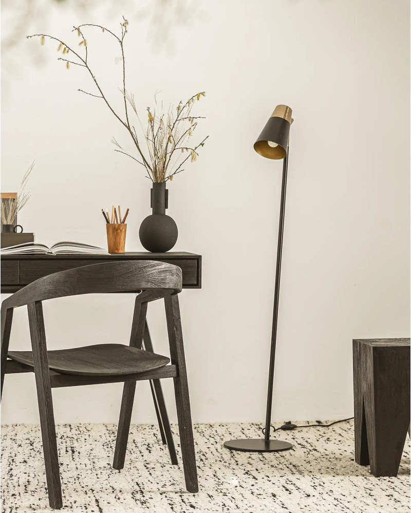 ALICE floor lamp in painted iron 35 x 35 x 155 cm