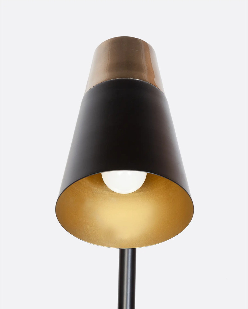 ALICE table lamp in iron 33 x 33 x 73 cm in matt black