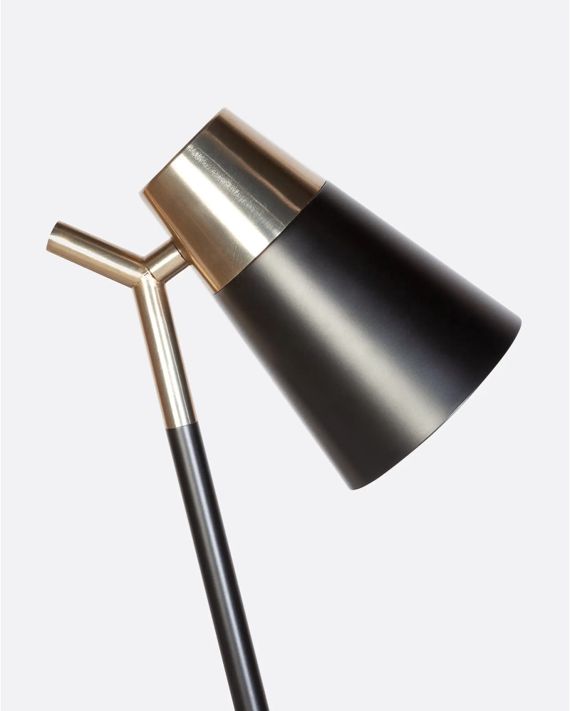 ALICE table lamp in iron 33 x 33 x 73 cm in matt black