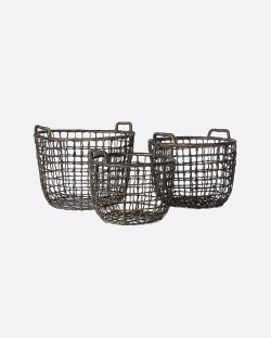 NET basket made of abaca in...