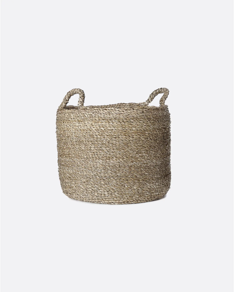 ASA basket made of water hyacinth in natural colour