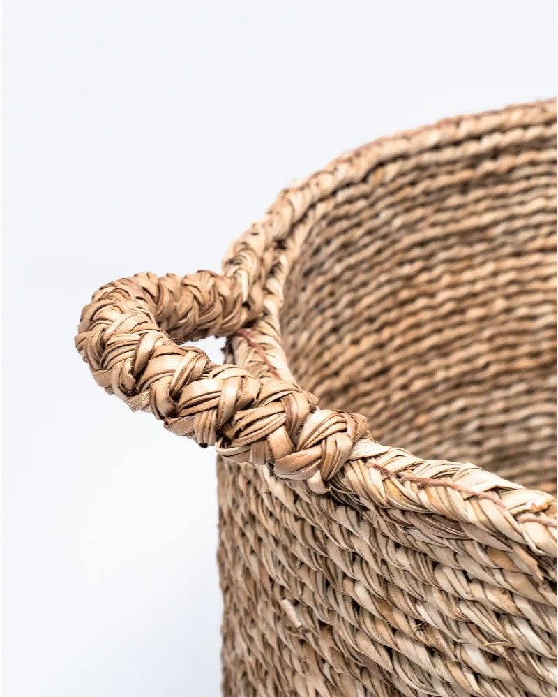 ASA basket made of water hyacinth in natural colour