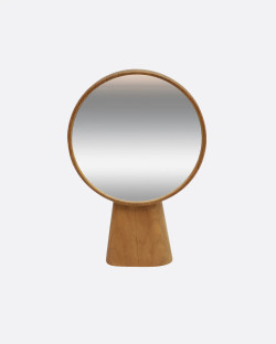 Miroir MOMI en bois de teck...