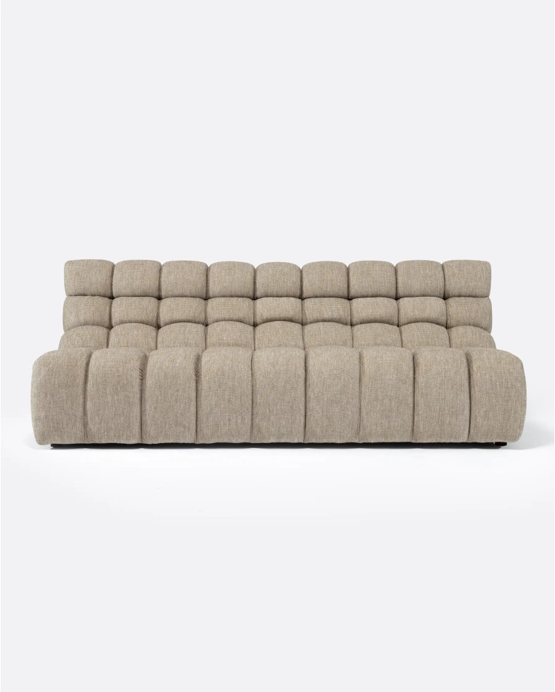 CHOPIN 4-seater modular sofa in recycled olefin 215 x 93 x 78 cm in natural colour