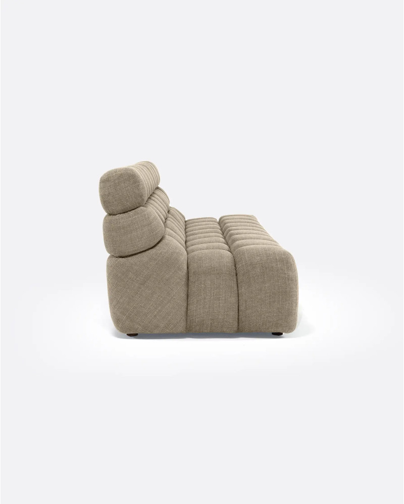 CHOPIN 4-seater modular sofa in recycled olefin 215 x 93 x 78 cm in natural colour