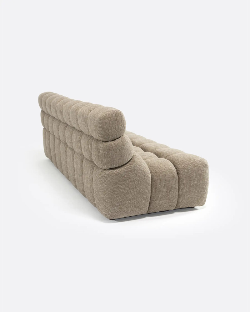 CHOPIN 4-seater modular sofa in recycled olefin 215 x 93 x 78 cm in natural colour