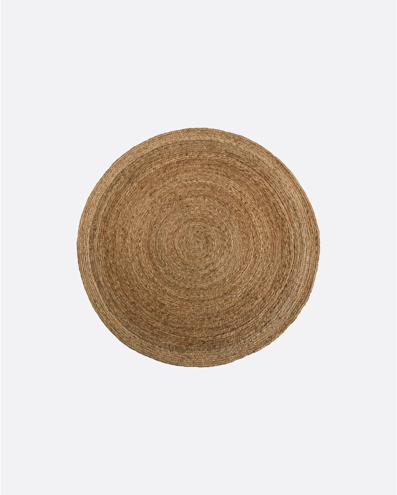 NEIYYUR rug in jute Ø 120 cm