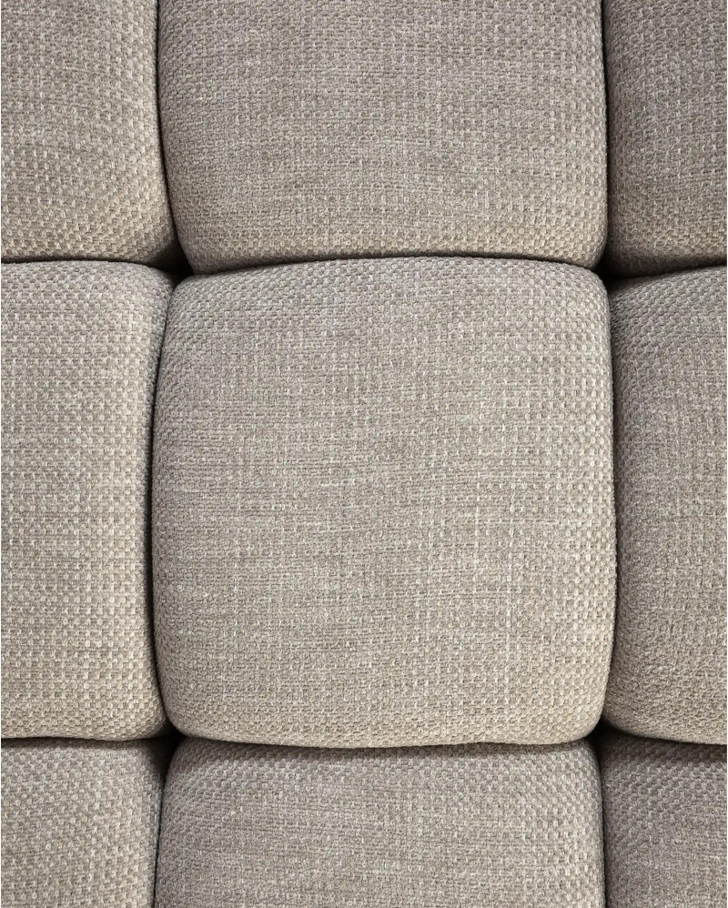 Sofá modular CHOPIN rinconero de olefina reciclada 93 x 93 x 78 cm en color natural