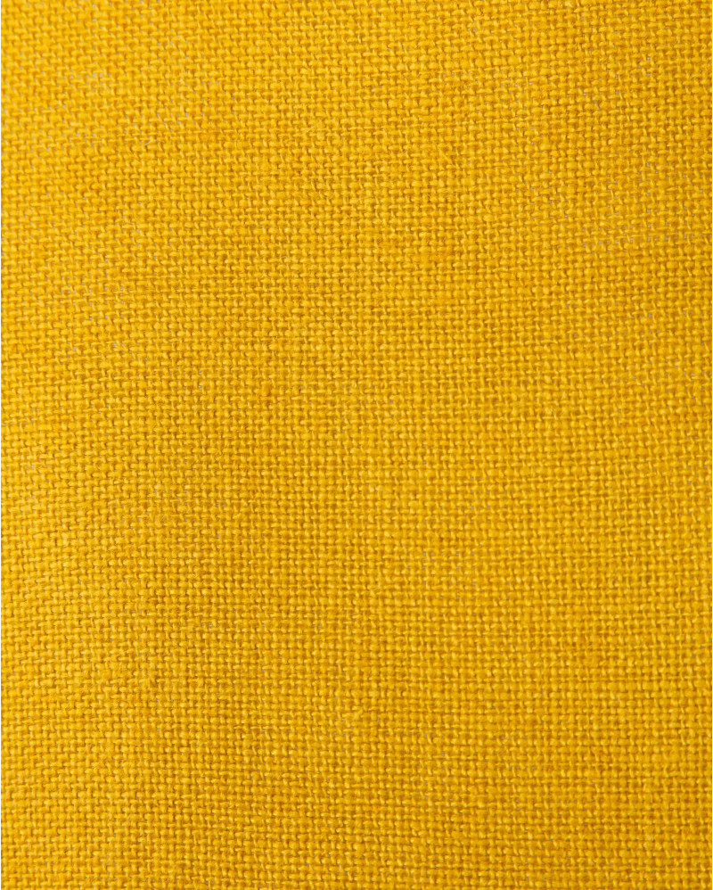 NADIVI cushion cover in linen 60 x 60 cm in mustard colour